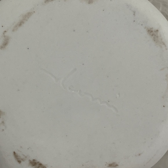 Vintage Handcrafted ceramic mugs in white and lavender signed by the artist 4.5” - Picture 8 of 11